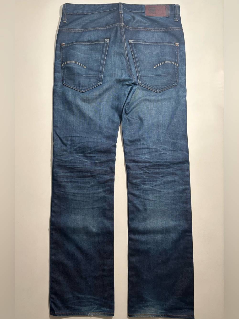 G-star radar loose style dark blue faded biker/y2k jeans